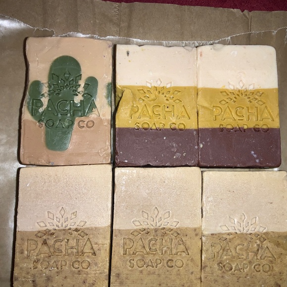 9 bars soap Pacha Soap Co. hand crafted scented made in US New - Picture 2 of 4